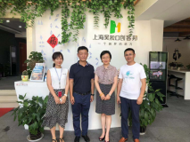 宝山区商务委一行领导莅临参观上海吴淞口创客邦